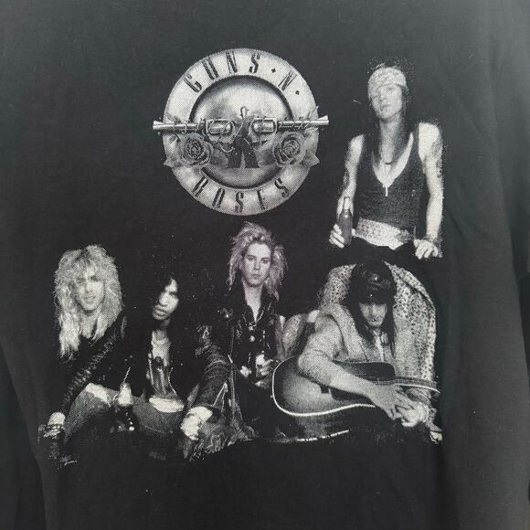 Guns N' Roses 'Appetite for Destruction' Long Sleeve Band Tee in Black - Picture 6 of 7